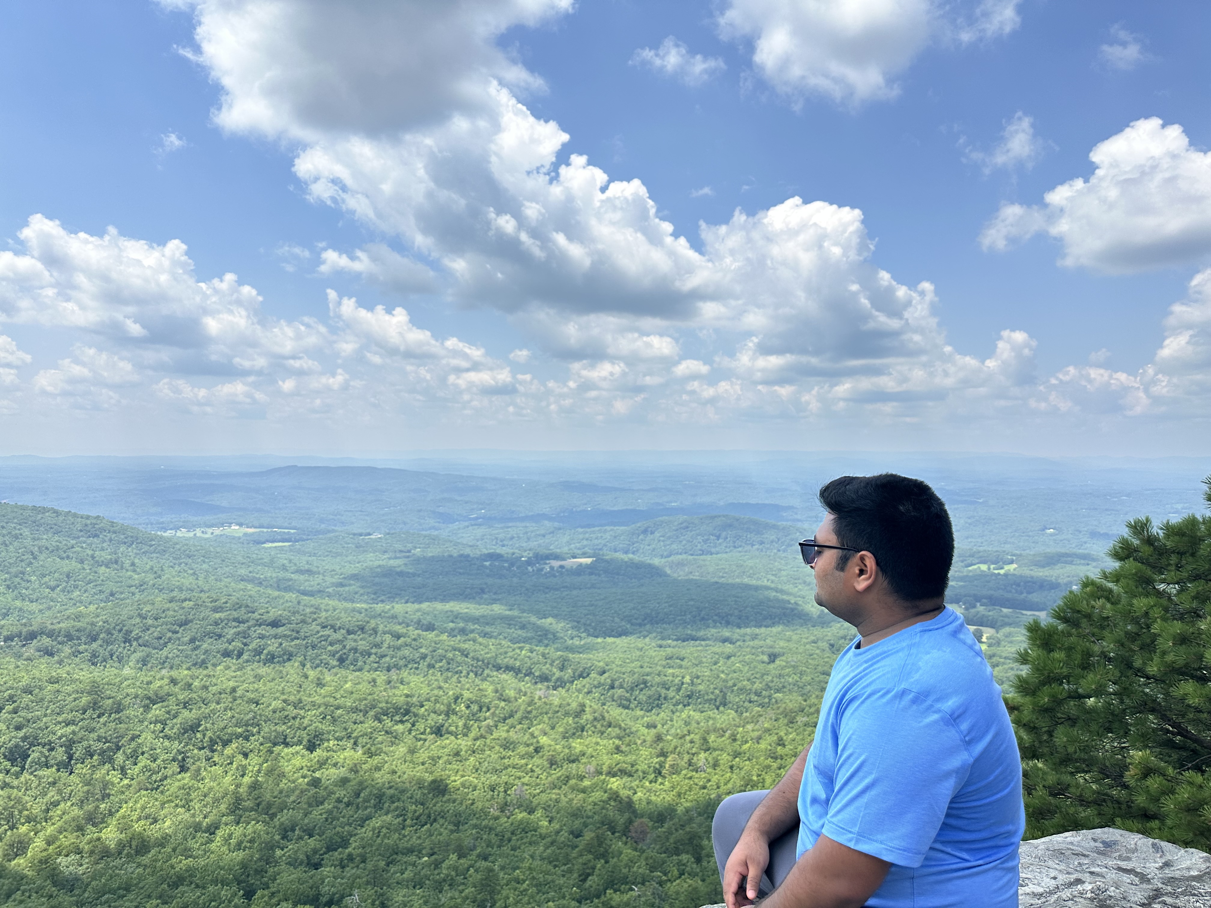 Hanging Rock trail on July 5, 2025