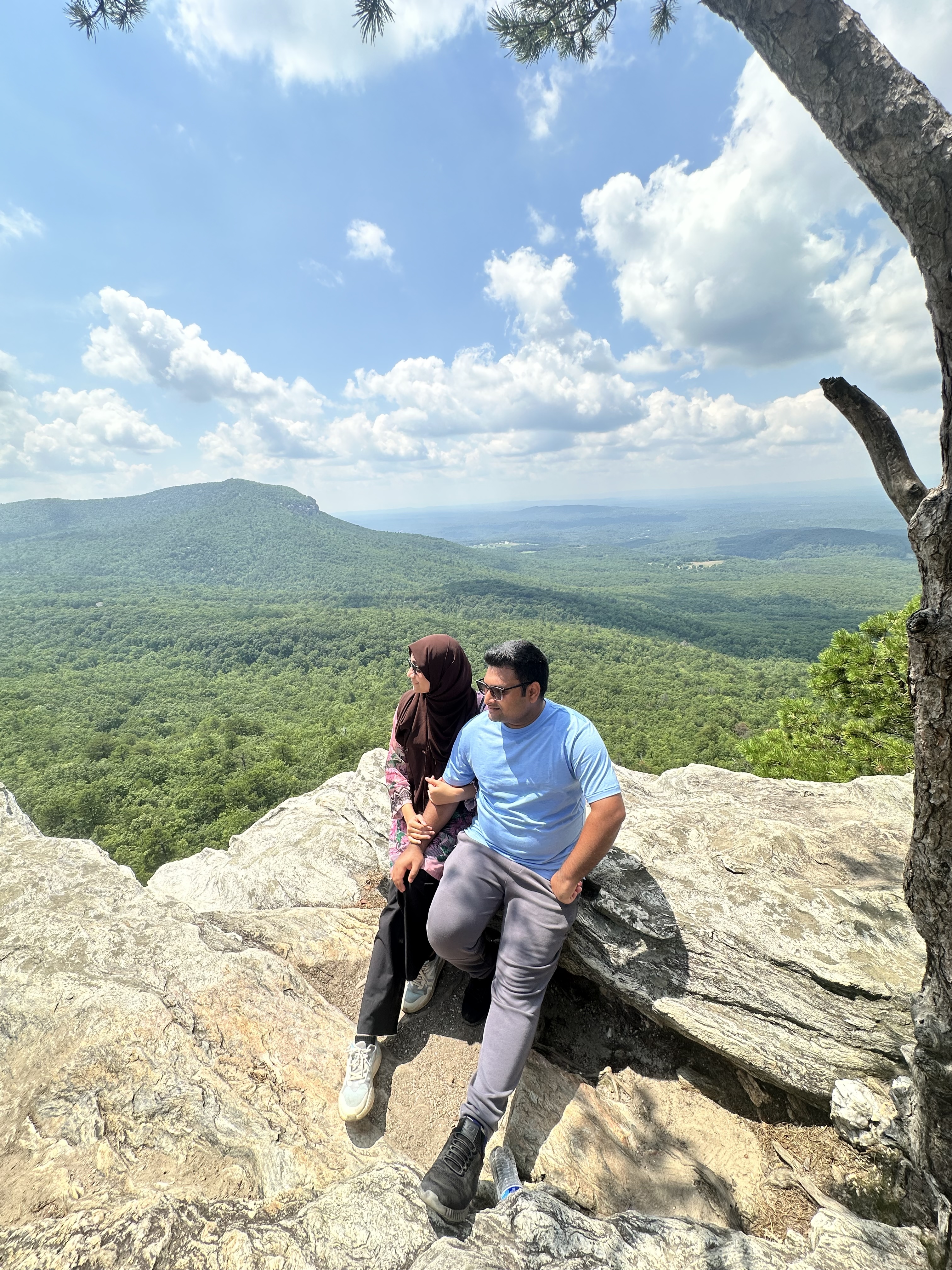 Hanging Rock summit on July 5, 2025